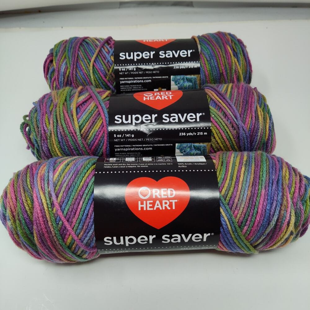 Red Heart Super Saver Yarn-Artist (Pack of 3 Skein) E300B.0315